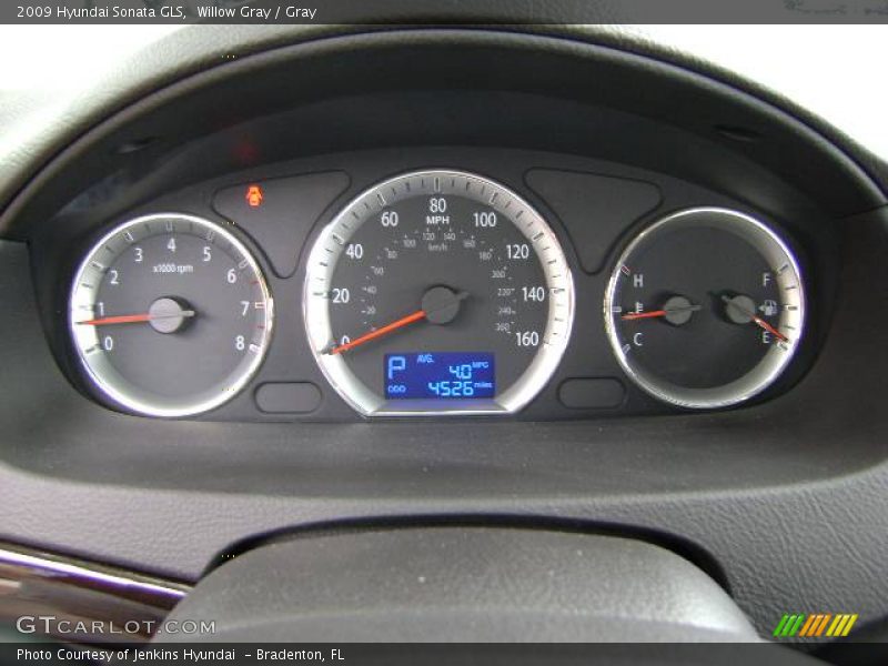 Willow Gray / Gray 2009 Hyundai Sonata GLS