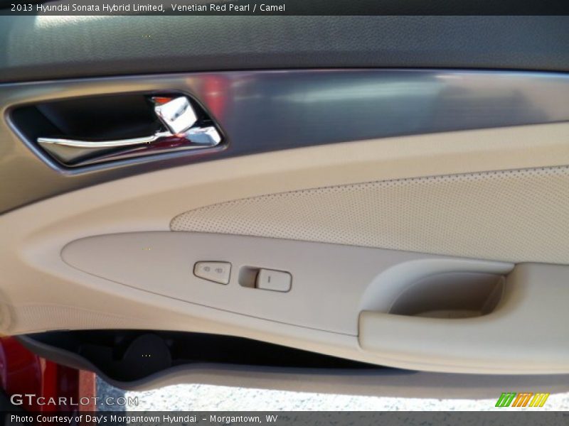 Venetian Red Pearl / Camel 2013 Hyundai Sonata Hybrid Limited