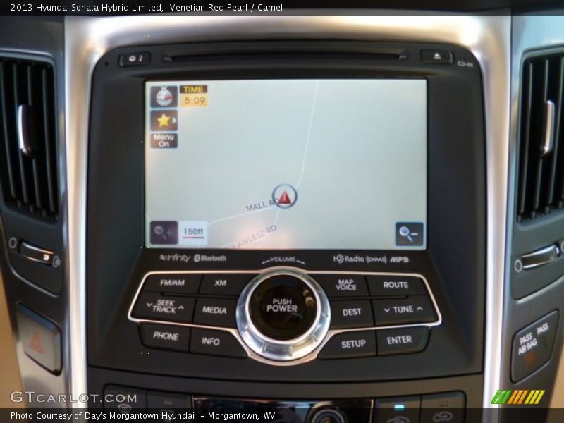 Venetian Red Pearl / Camel 2013 Hyundai Sonata Hybrid Limited