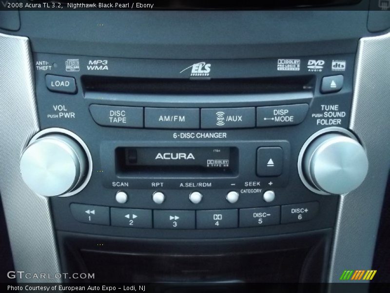 Nighthawk Black Pearl / Ebony 2008 Acura TL 3.2