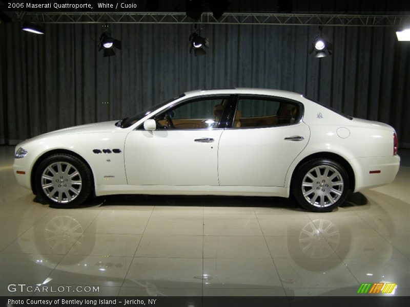 White / Cuoio 2006 Maserati Quattroporte