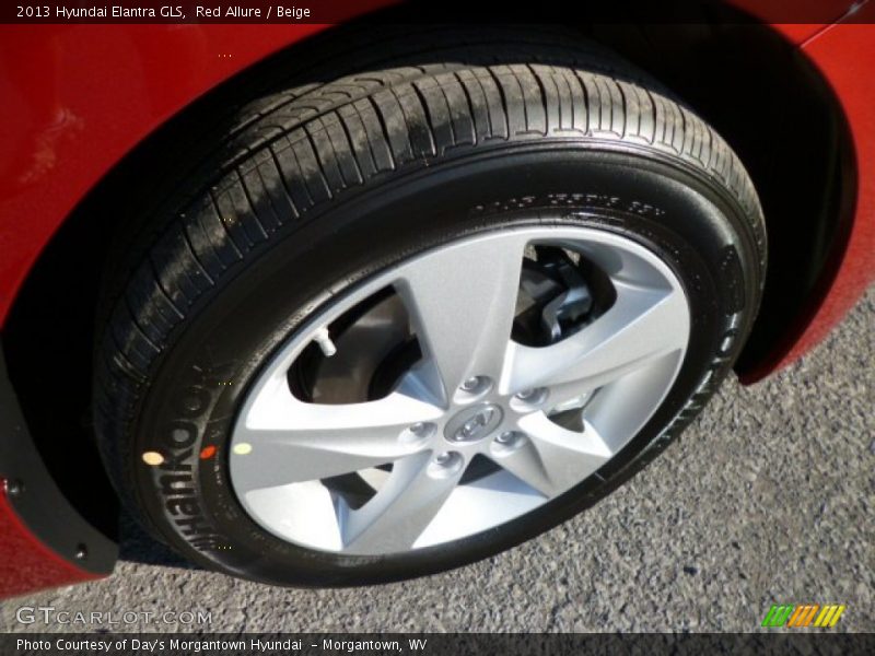 Red Allure / Beige 2013 Hyundai Elantra GLS