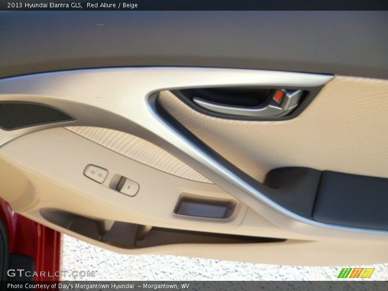 Red Allure / Beige 2013 Hyundai Elantra GLS