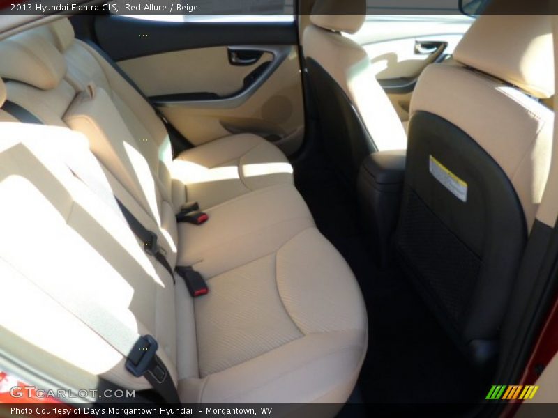 Red Allure / Beige 2013 Hyundai Elantra GLS