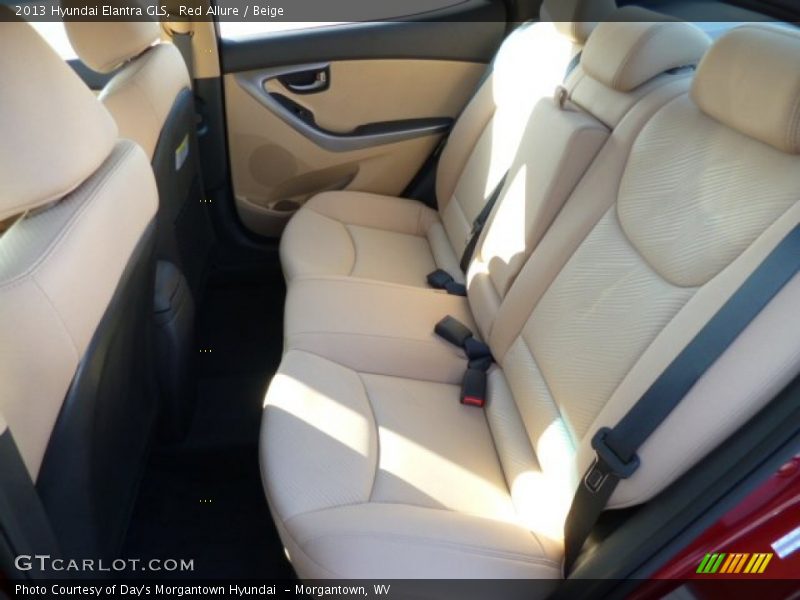 Red Allure / Beige 2013 Hyundai Elantra GLS