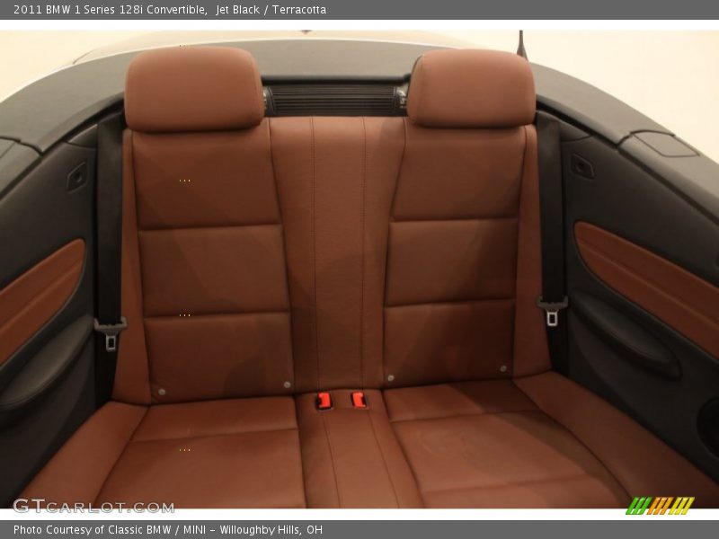 Jet Black / Terracotta 2011 BMW 1 Series 128i Convertible