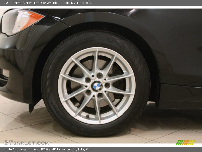 Jet Black / Terracotta 2011 BMW 1 Series 128i Convertible