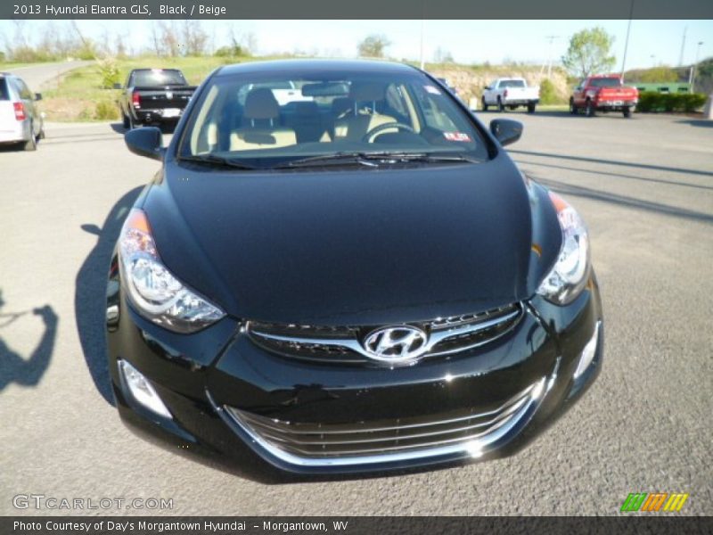 Black / Beige 2013 Hyundai Elantra GLS