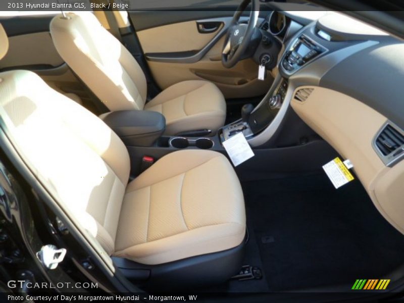 Black / Beige 2013 Hyundai Elantra GLS