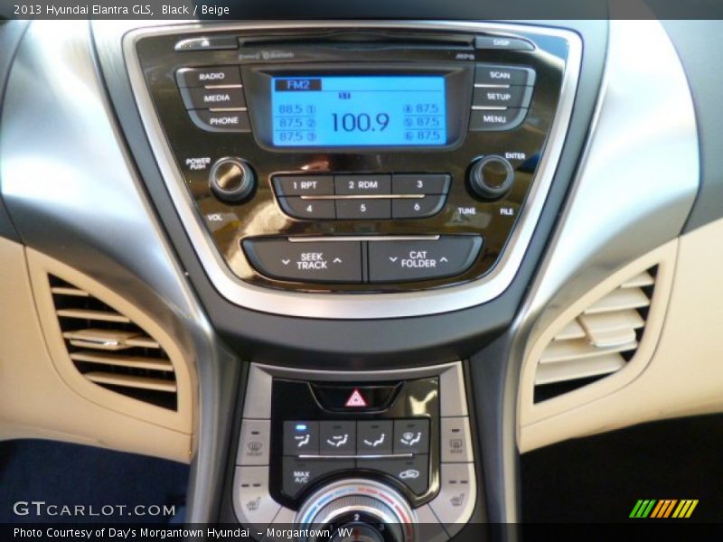Black / Beige 2013 Hyundai Elantra GLS