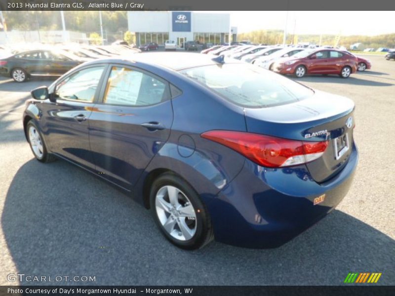 Atlantic Blue / Gray 2013 Hyundai Elantra GLS