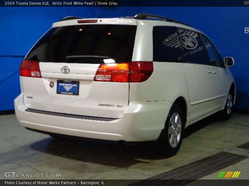Arctic Frost White Pearl / Stone Gray 2004 Toyota Sienna XLE