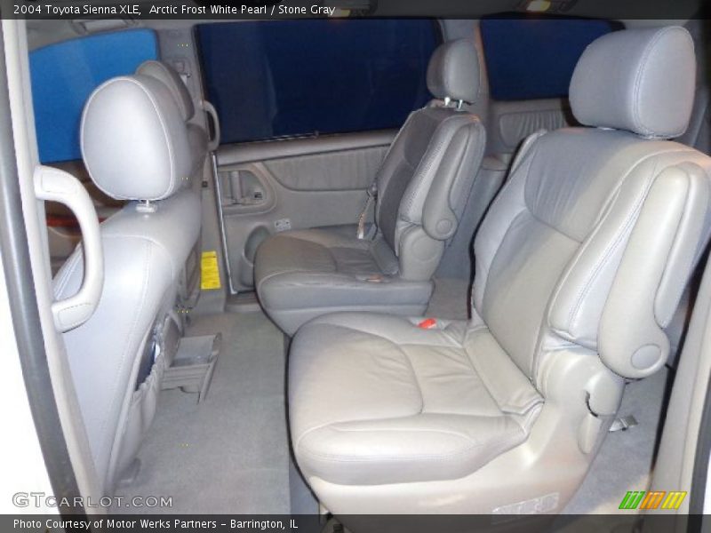 Arctic Frost White Pearl / Stone Gray 2004 Toyota Sienna XLE