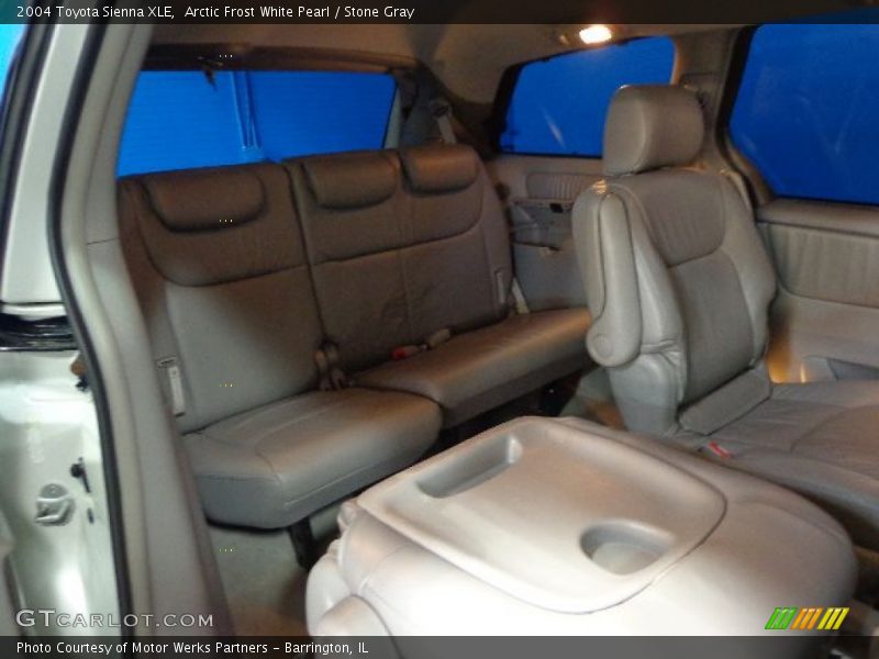 Arctic Frost White Pearl / Stone Gray 2004 Toyota Sienna XLE