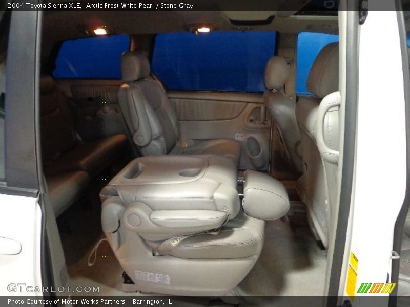 Arctic Frost White Pearl / Stone Gray 2004 Toyota Sienna XLE