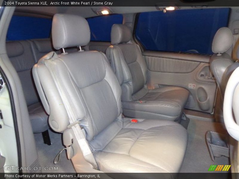 Arctic Frost White Pearl / Stone Gray 2004 Toyota Sienna XLE