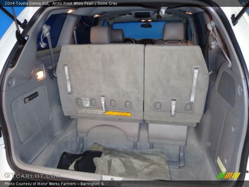 Arctic Frost White Pearl / Stone Gray 2004 Toyota Sienna XLE
