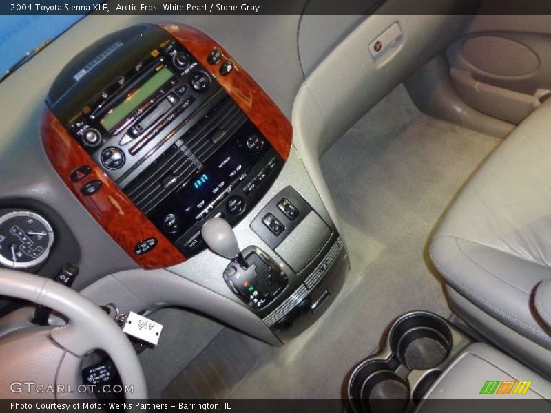 Arctic Frost White Pearl / Stone Gray 2004 Toyota Sienna XLE