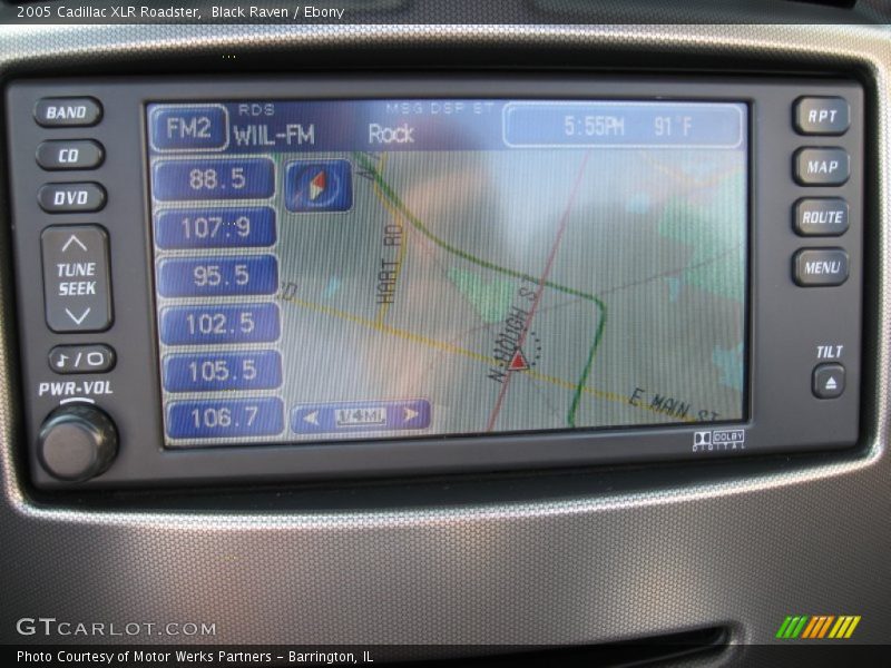 Navigation of 2005 XLR Roadster