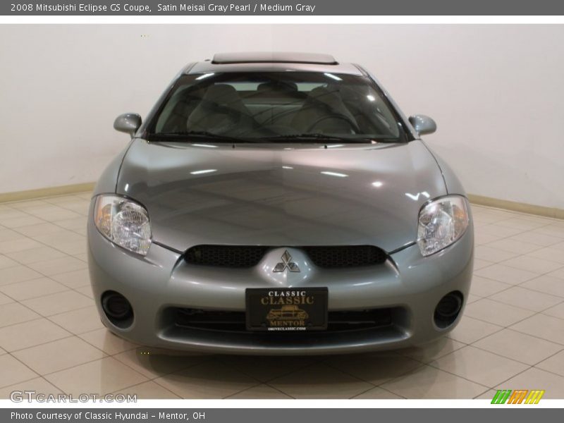 Satin Meisai Gray Pearl / Medium Gray 2008 Mitsubishi Eclipse GS Coupe