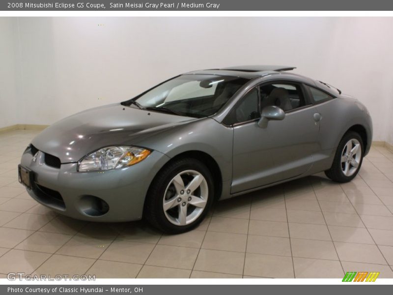 Satin Meisai Gray Pearl / Medium Gray 2008 Mitsubishi Eclipse GS Coupe