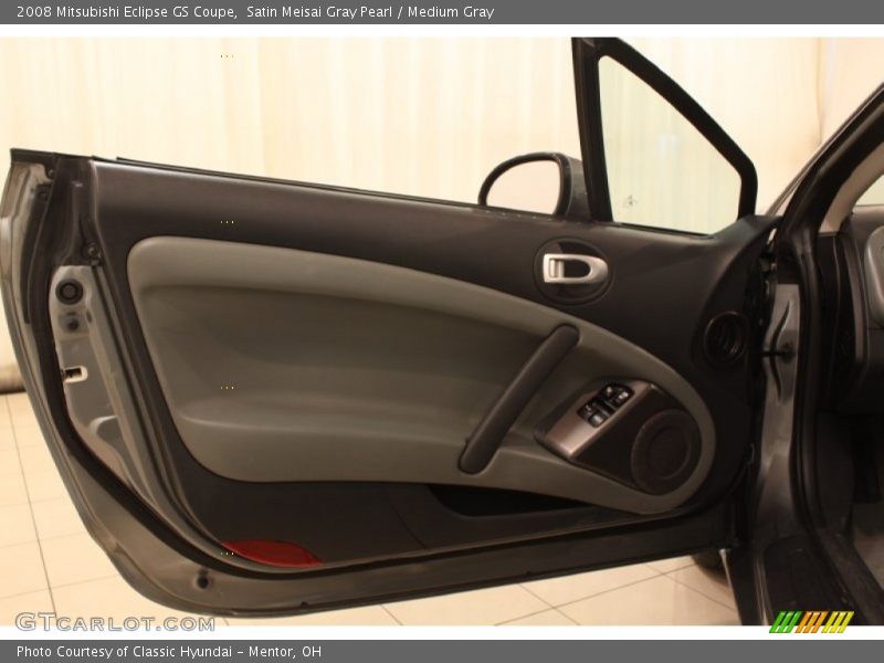Satin Meisai Gray Pearl / Medium Gray 2008 Mitsubishi Eclipse GS Coupe