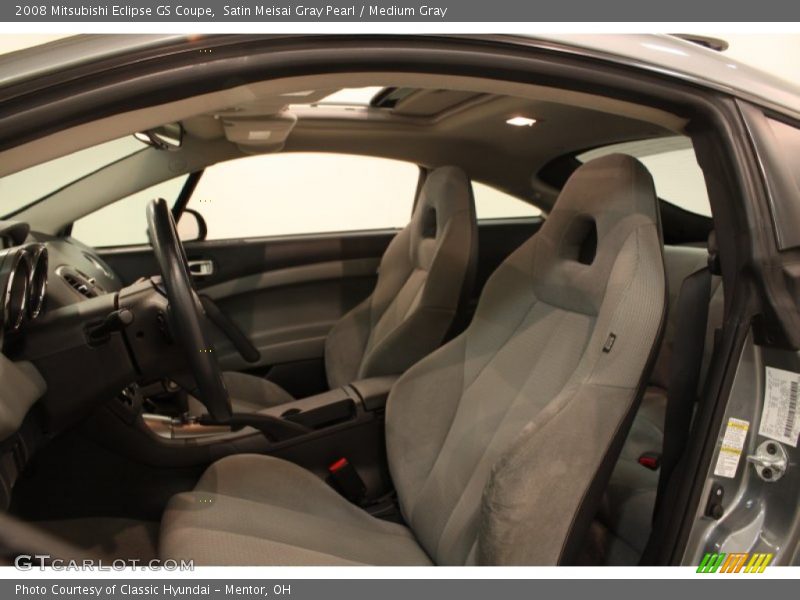 Satin Meisai Gray Pearl / Medium Gray 2008 Mitsubishi Eclipse GS Coupe