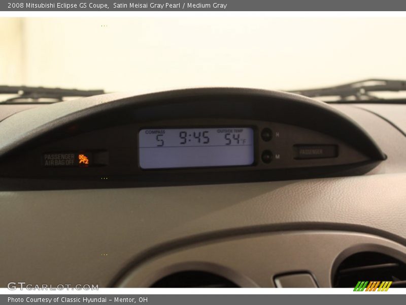 Satin Meisai Gray Pearl / Medium Gray 2008 Mitsubishi Eclipse GS Coupe