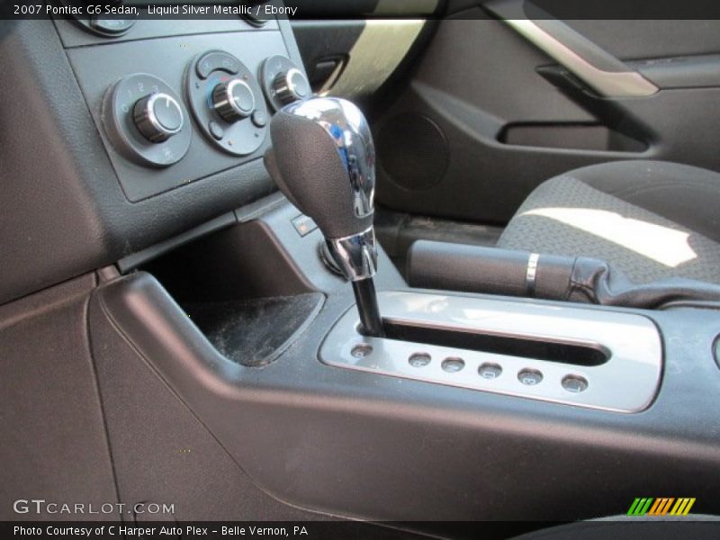 Liquid Silver Metallic / Ebony 2007 Pontiac G6 Sedan