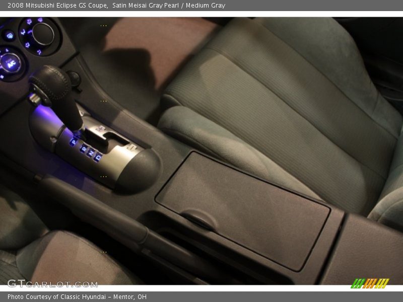 Satin Meisai Gray Pearl / Medium Gray 2008 Mitsubishi Eclipse GS Coupe