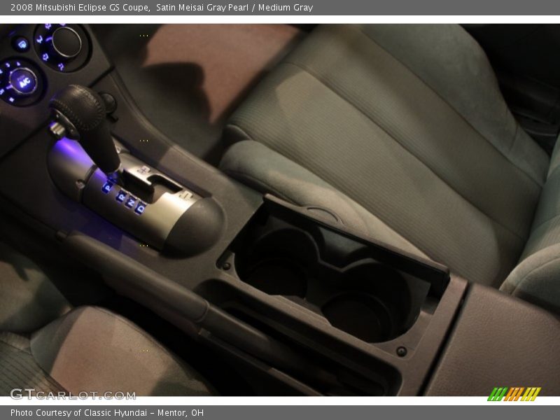 Satin Meisai Gray Pearl / Medium Gray 2008 Mitsubishi Eclipse GS Coupe