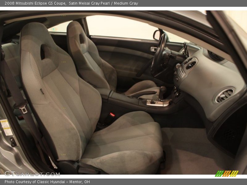 Satin Meisai Gray Pearl / Medium Gray 2008 Mitsubishi Eclipse GS Coupe