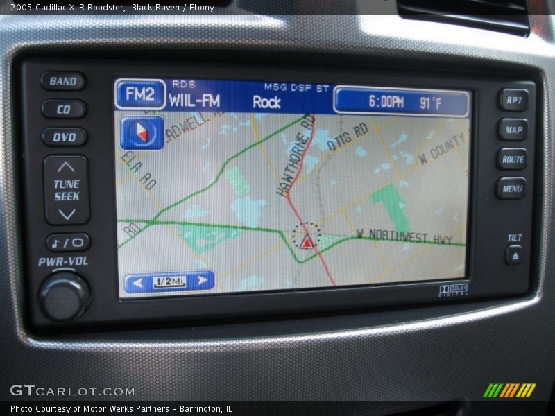 Navigation of 2005 XLR Roadster