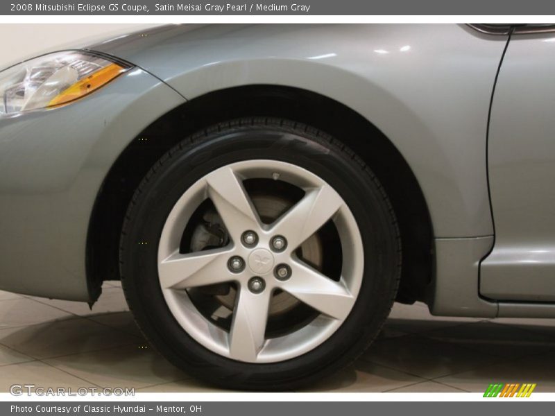 Satin Meisai Gray Pearl / Medium Gray 2008 Mitsubishi Eclipse GS Coupe