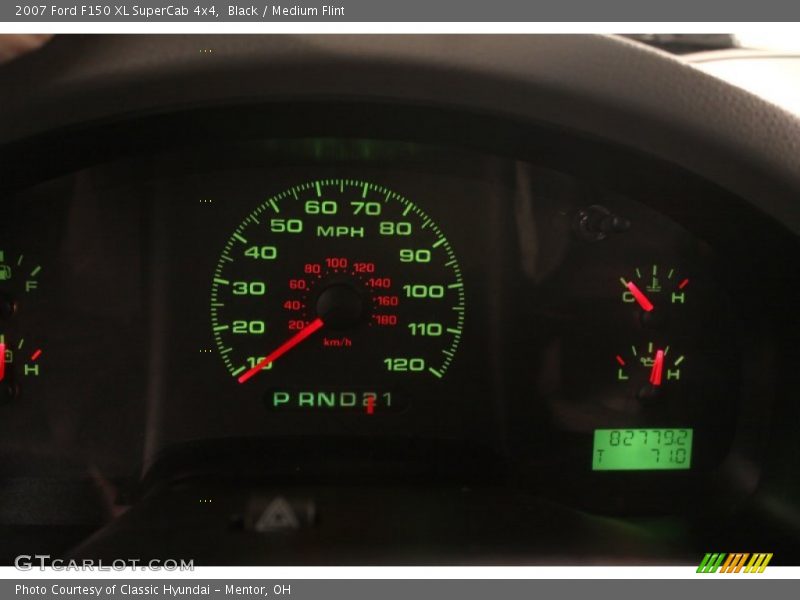 Black / Medium Flint 2007 Ford F150 XL SuperCab 4x4