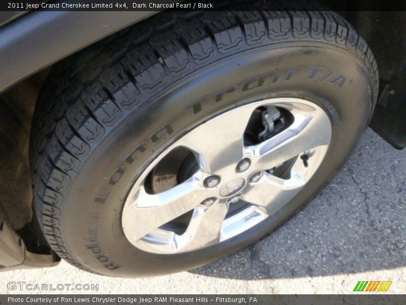 Dark Charcoal Pearl / Black 2011 Jeep Grand Cherokee Limited 4x4