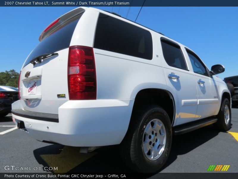 Summit White / Dark Titanium/Light Titanium 2007 Chevrolet Tahoe LT