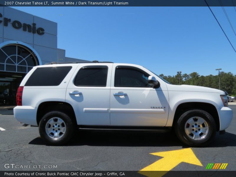 Summit White / Dark Titanium/Light Titanium 2007 Chevrolet Tahoe LT