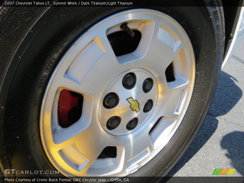 Summit White / Dark Titanium/Light Titanium 2007 Chevrolet Tahoe LT