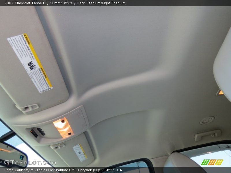 Summit White / Dark Titanium/Light Titanium 2007 Chevrolet Tahoe LT