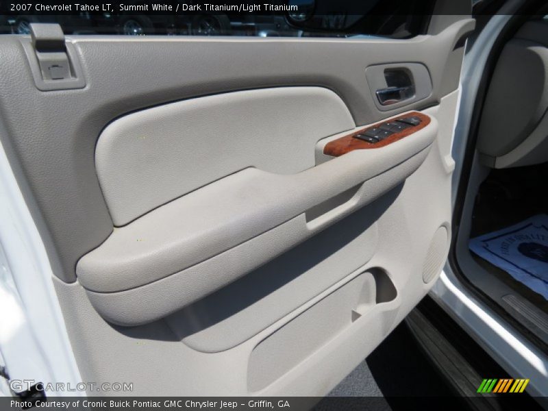 Summit White / Dark Titanium/Light Titanium 2007 Chevrolet Tahoe LT