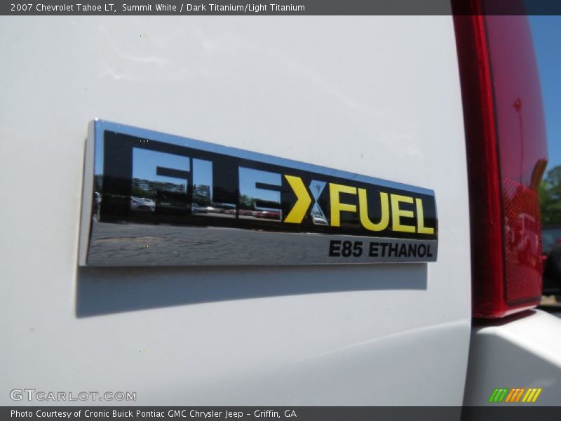 Summit White / Dark Titanium/Light Titanium 2007 Chevrolet Tahoe LT