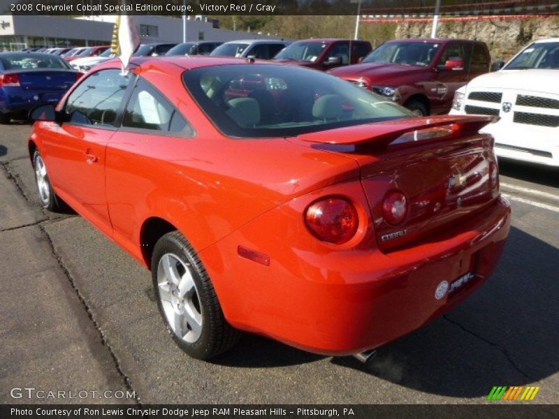 Victory Red / Gray 2008 Chevrolet Cobalt Special Edition Coupe