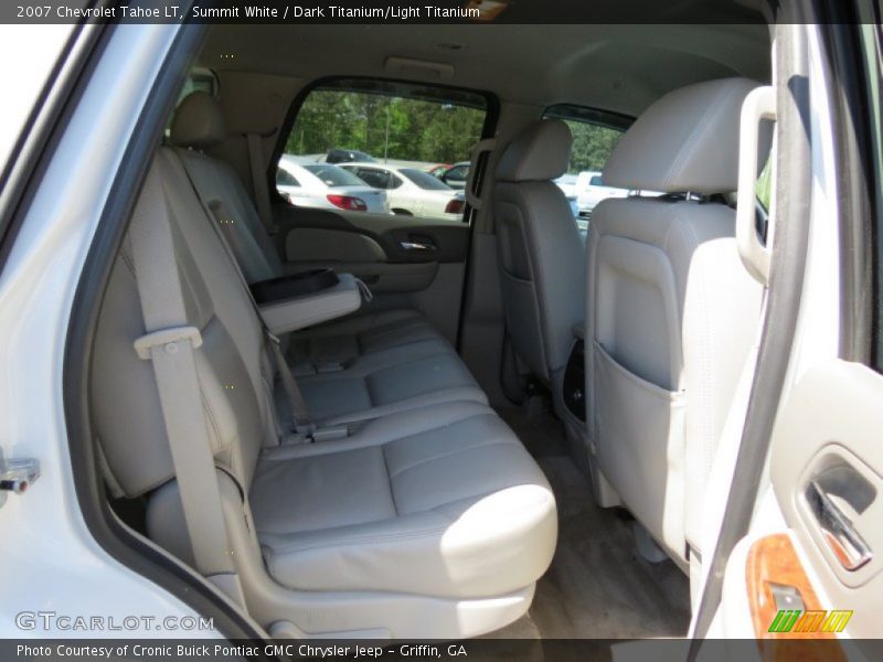 Summit White / Dark Titanium/Light Titanium 2007 Chevrolet Tahoe LT