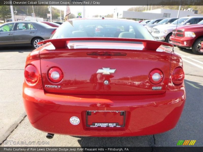 Victory Red / Gray 2008 Chevrolet Cobalt Special Edition Coupe