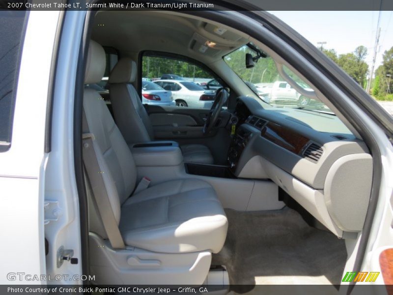 Summit White / Dark Titanium/Light Titanium 2007 Chevrolet Tahoe LT