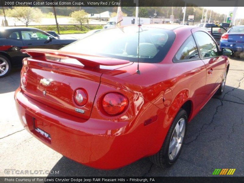 Victory Red / Gray 2008 Chevrolet Cobalt Special Edition Coupe