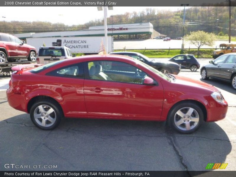 Victory Red / Gray 2008 Chevrolet Cobalt Special Edition Coupe