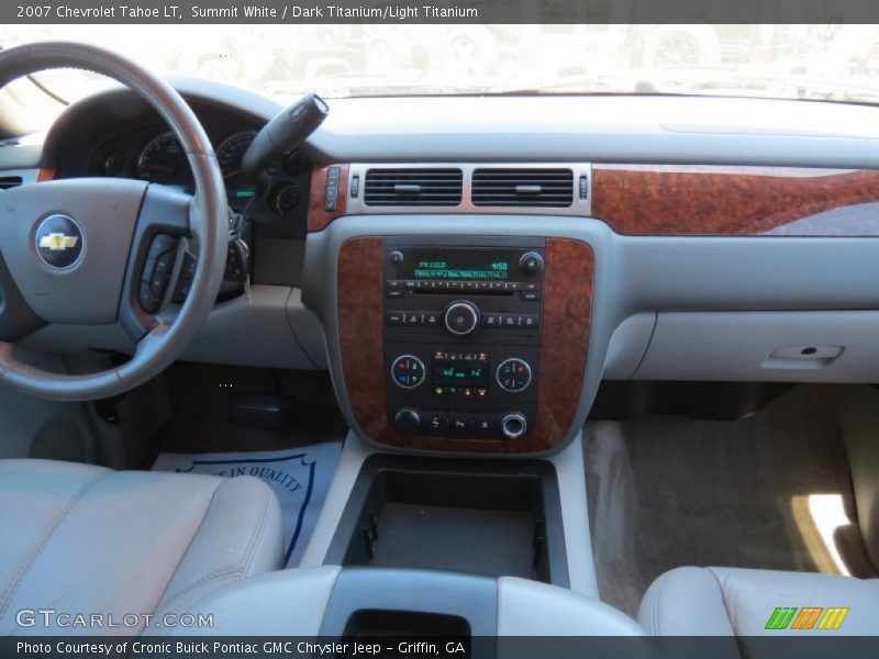 Summit White / Dark Titanium/Light Titanium 2007 Chevrolet Tahoe LT