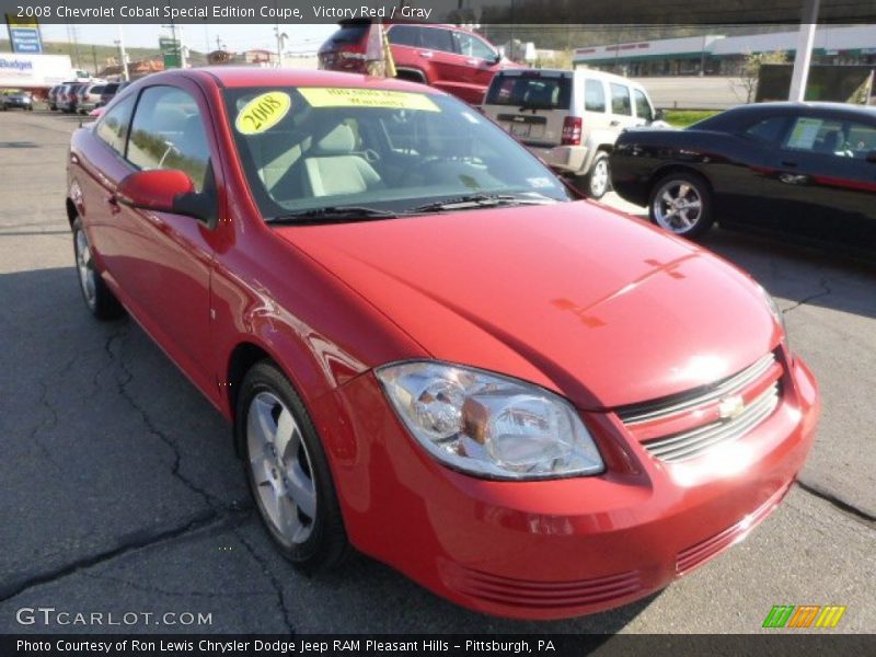 Victory Red / Gray 2008 Chevrolet Cobalt Special Edition Coupe